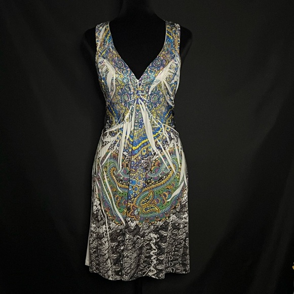 Boston Proper Multicolored Embellished Dress Extra Small - Picture 1 of 5
